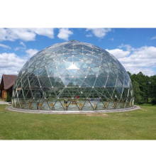 Techo de cúpula de vidrio de acero prefabricado para la construcción